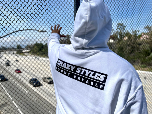 "FILTHY" LOS ANGELES WHITE HOODIE