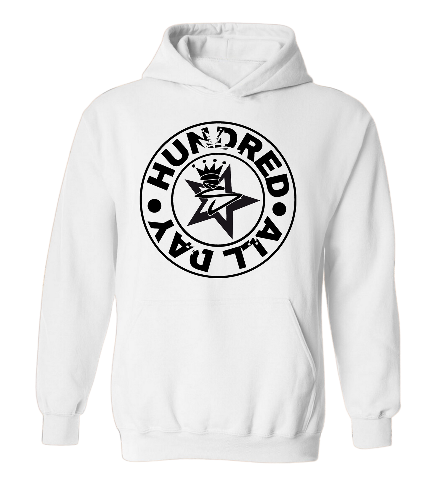 HUNDRED ALL DAY WHITE HOODIE