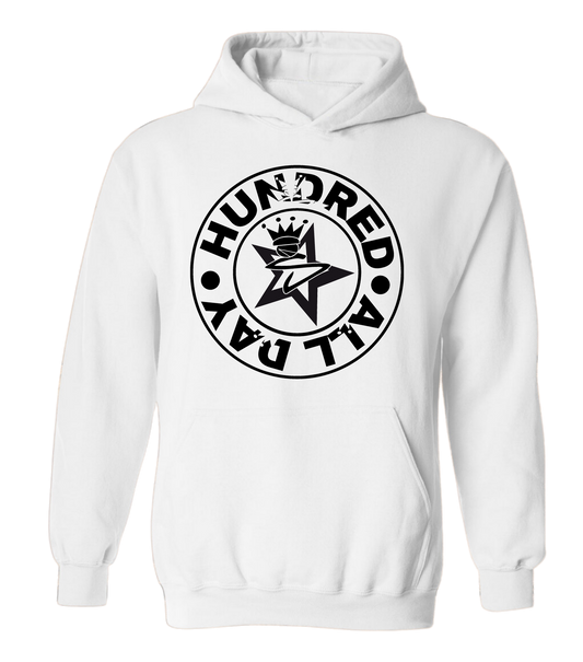 HUNDRED ALL DAY WHITE HOODIE